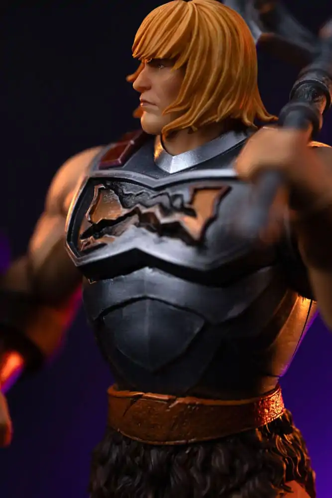 Masters of the Universe Art Scale 1/10 He-Man Battle Armor Version szobor figura 23 cm termékfotó