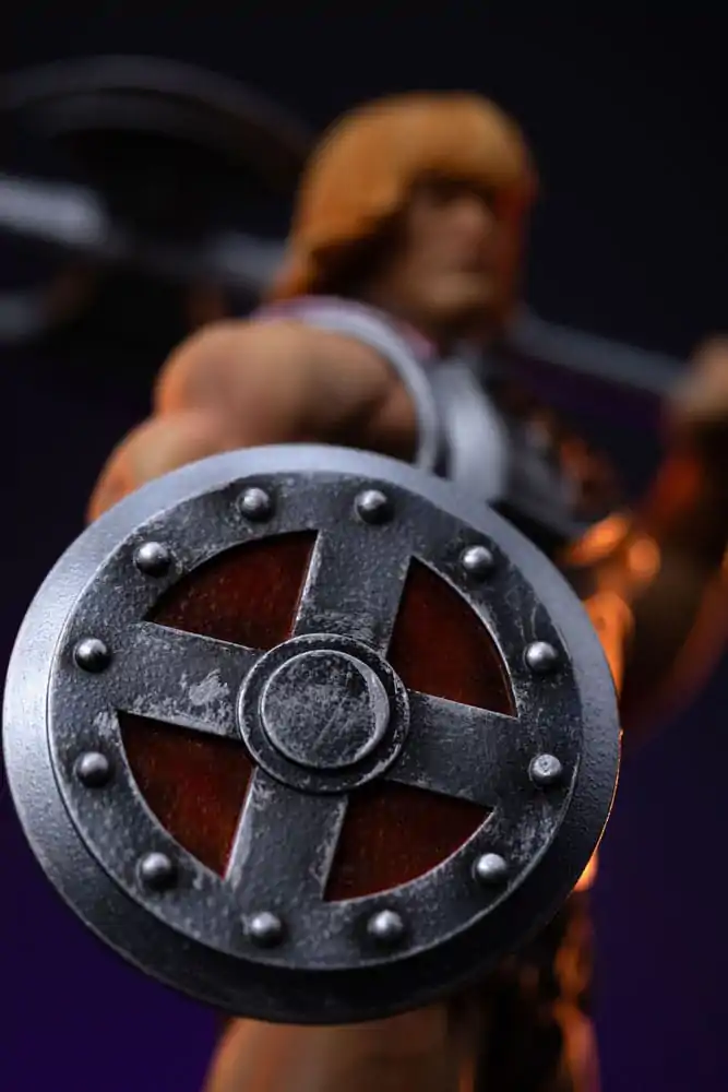 Masters of the Universe Art Scale 1/10 He-Man Battle Armor Version szobor figura 23 cm termékfotó