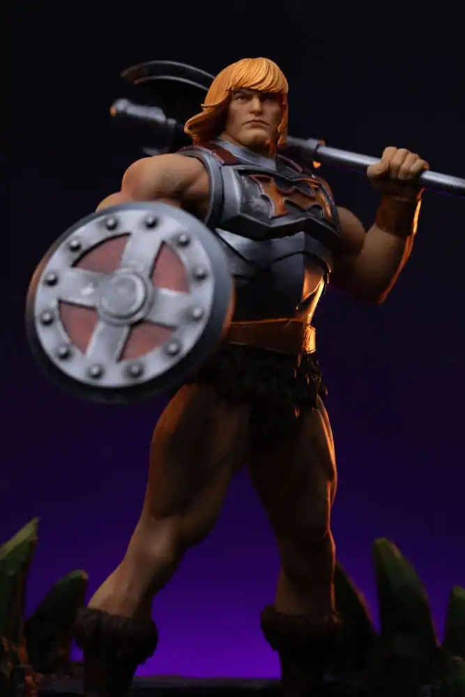 Masters of the Universe Art Scale 1/10 He-Man Battle Armor Version szobor figura 23 cm termékfotó