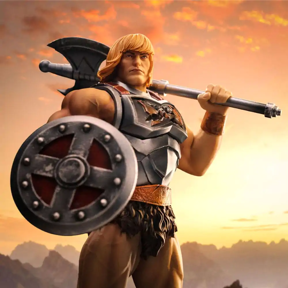 Masters of the Universe Art Scale 1/10 He-Man Battle Armor Version szobor figura 23 cm termékfotó