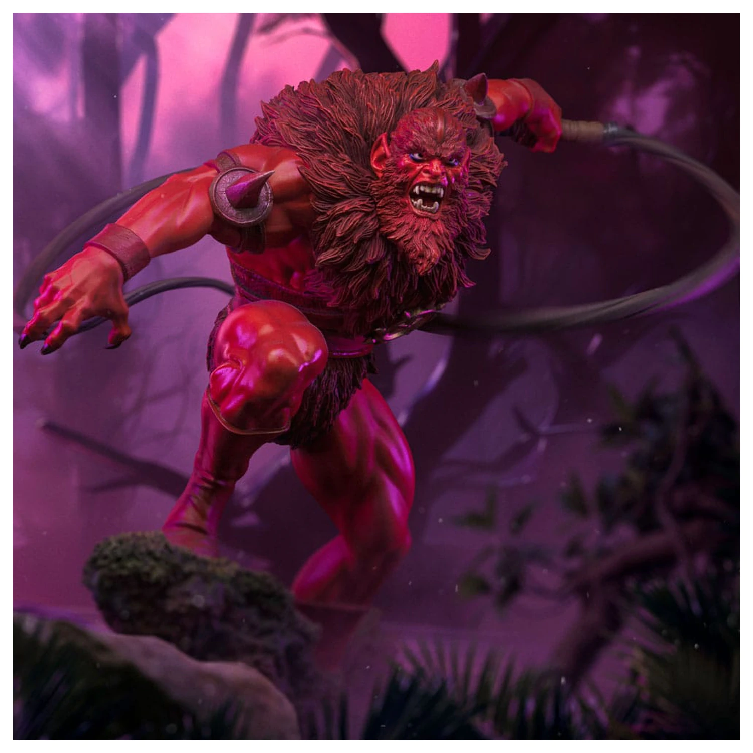 Masters of the Universe Art Scale 1/10 Red Beast Man (Exkluzív 2024) szobor figura 23 cm   termékfotó