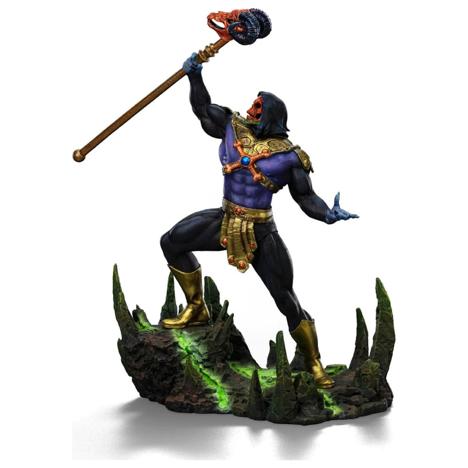 Masters of the Universe Art Scale 1/10 Skeletor Disco Ver. szobor figura 28 cm termékfotó