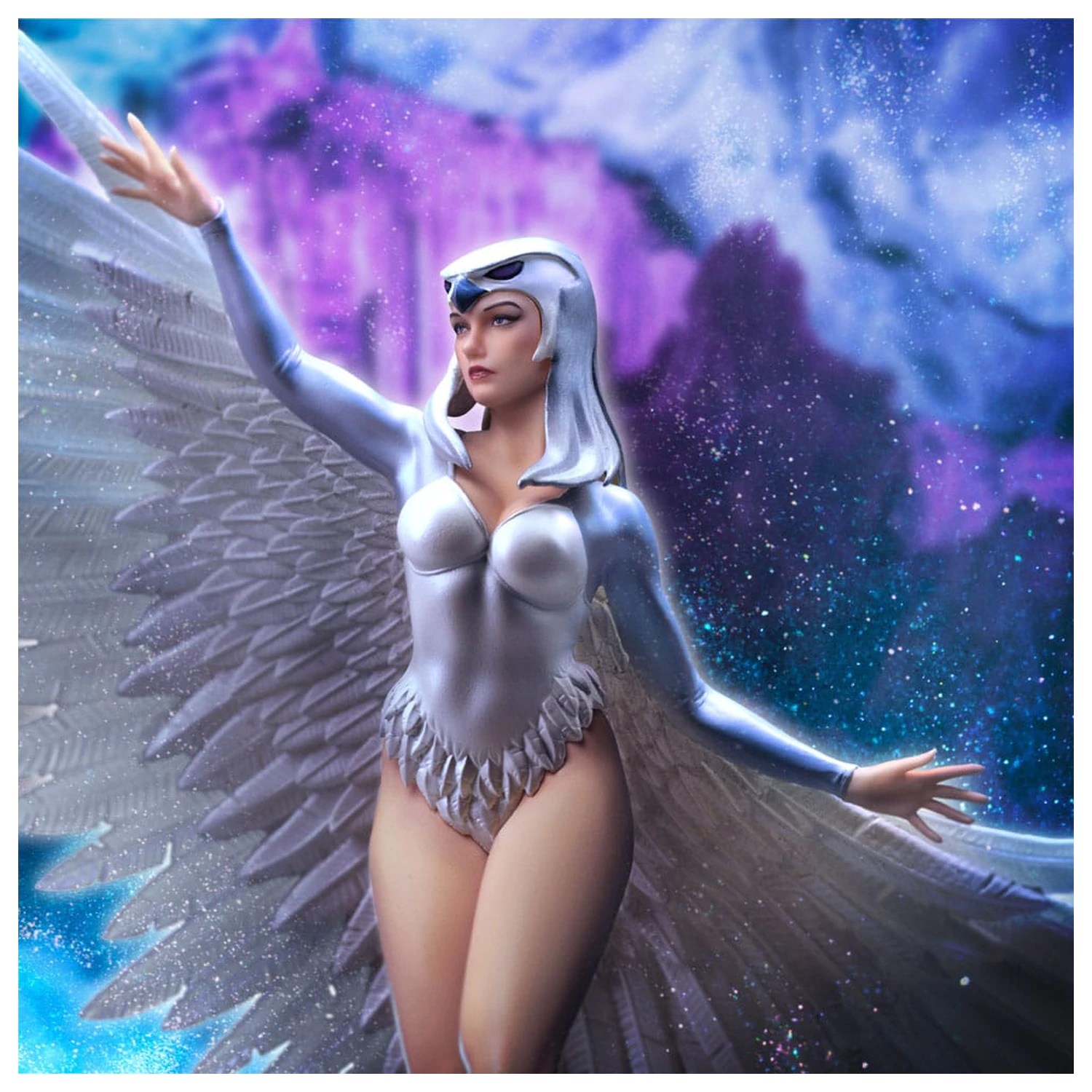 Masters of the Universe Art Scale 1/10 White Sorceress szobor figura 26 cm termékfotó