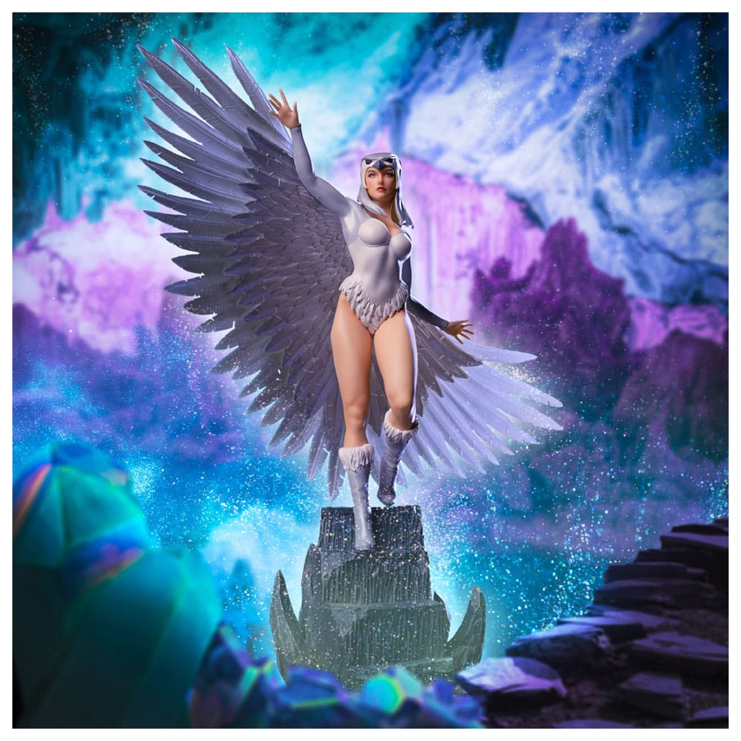 Masters of the Universe Art Scale 1/10 White Sorceress szobor figura 26 cm termékfotó