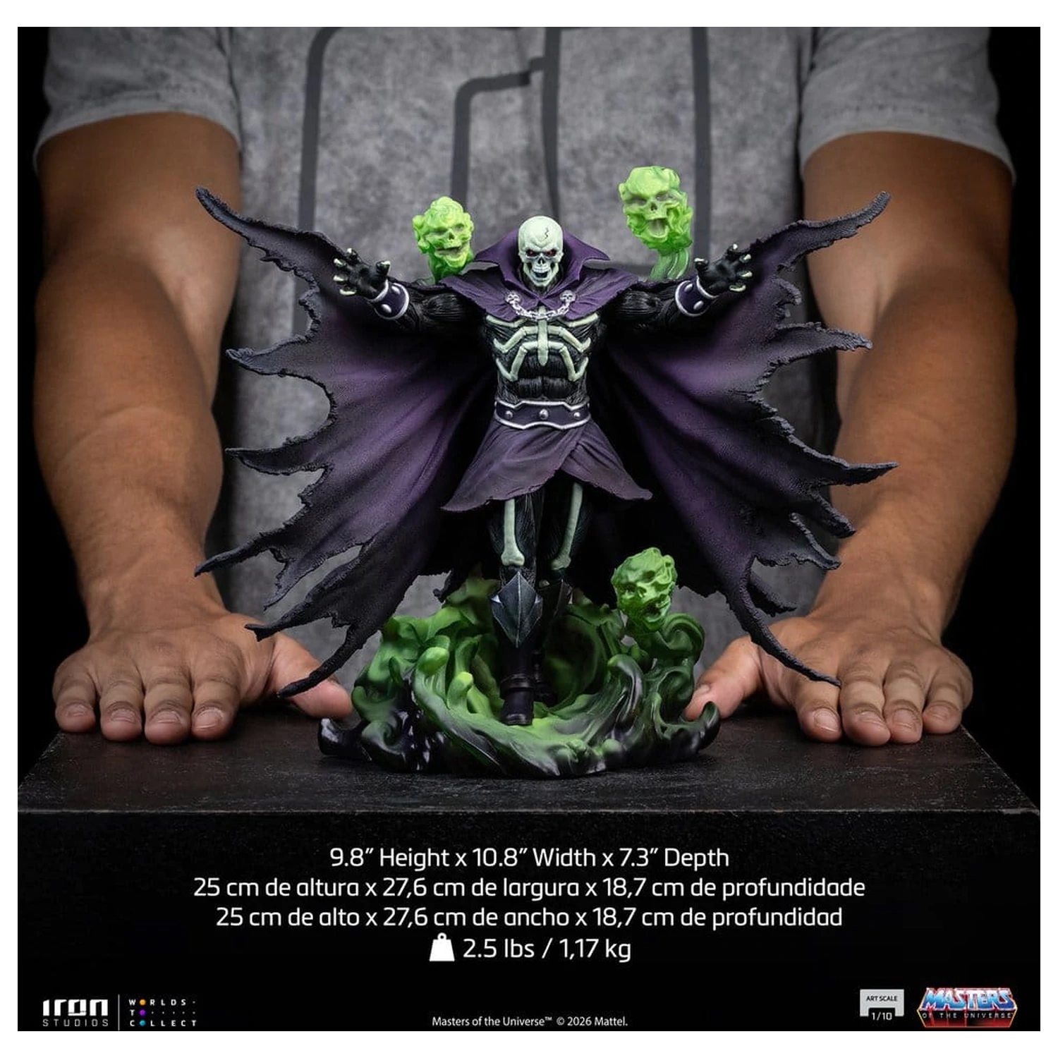 Masters of the Universe Art Scale szobor figura 1/10 Scareglow (Glow in the Dark) 25 cm termékfotó