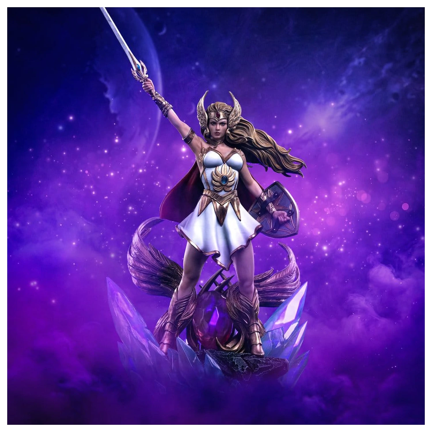 Masters of the Universe Art Scale (Unleashed) szobor figura 1/10 She-Ra Unleashed 31 cm termékfotó