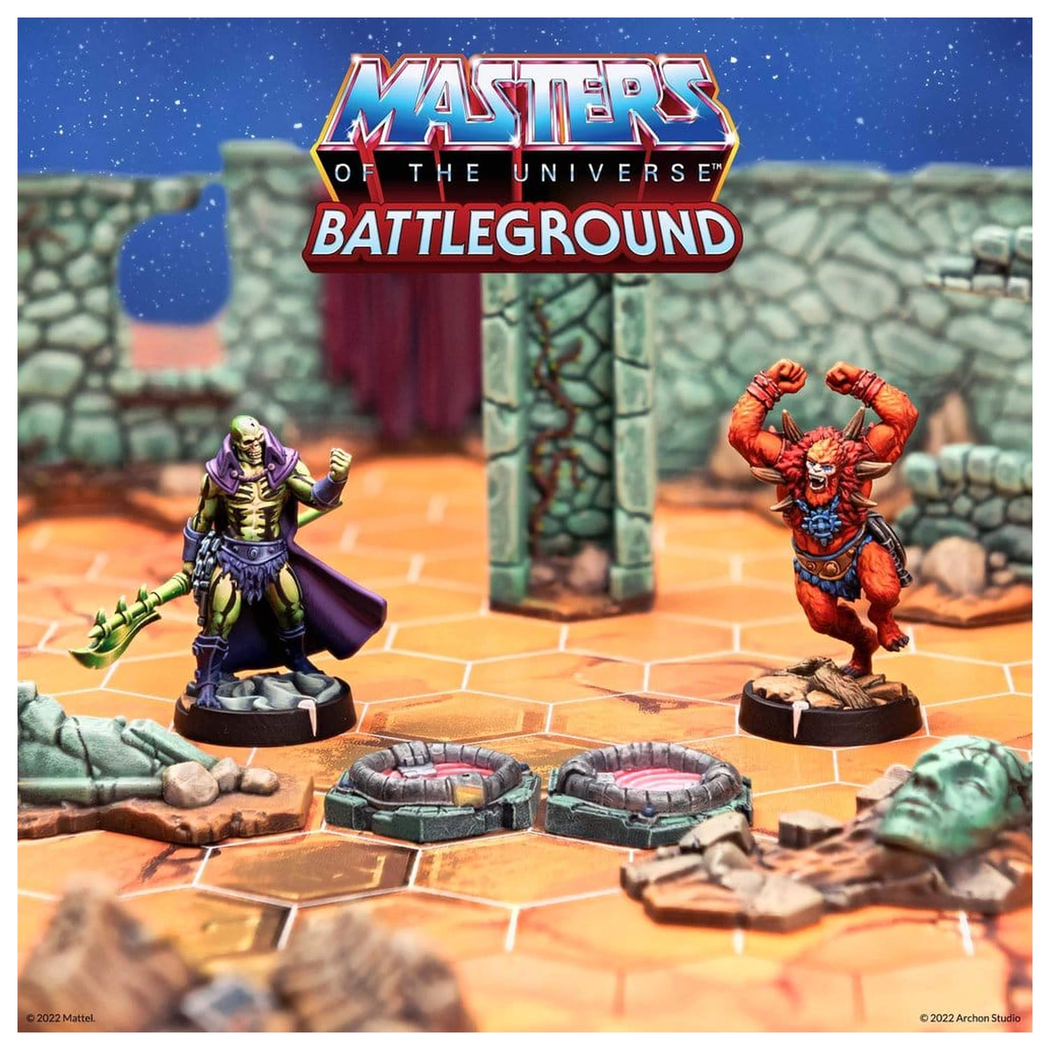 Masters of the Universe: Battleground Miniatures Game Wave 1: Evil Warriors Faction német nyelvű társasjáték kiegészítő termékfotó
