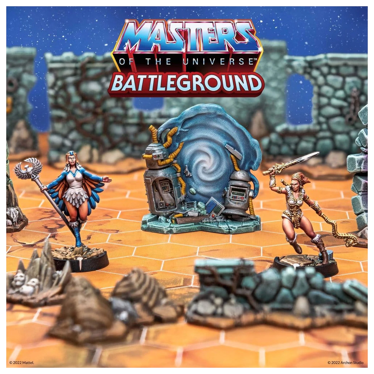 Masters of the Universe: Battleground Miniatures Game Wave 1: Masters of the Universe Faction Angol nyelvű társasjáték kiegészítő termékfotó