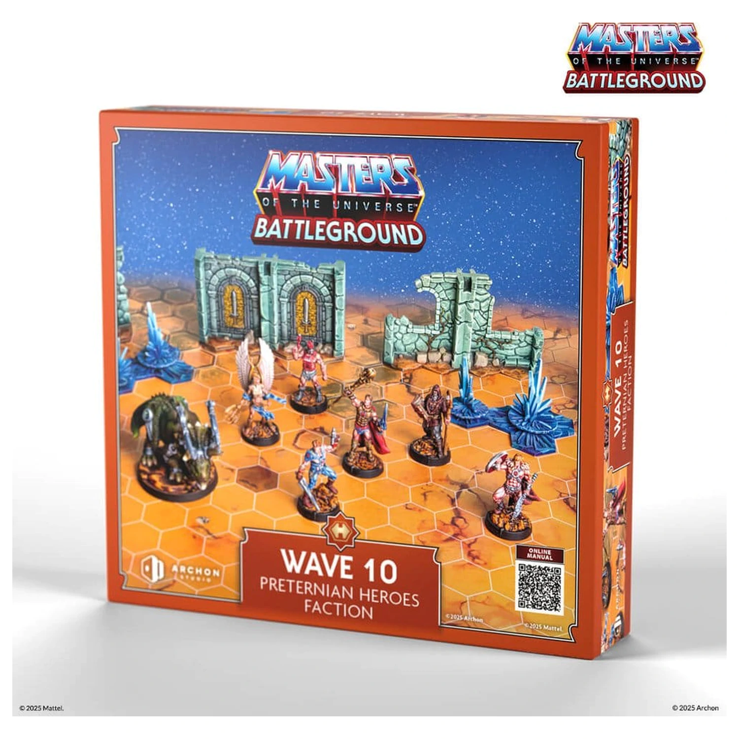 Masters of the Universe: Battleground Miniatures Game Wave 10: Preternian Heroes Faction német nyelvű társasjáték kiegészítő  termékfotó