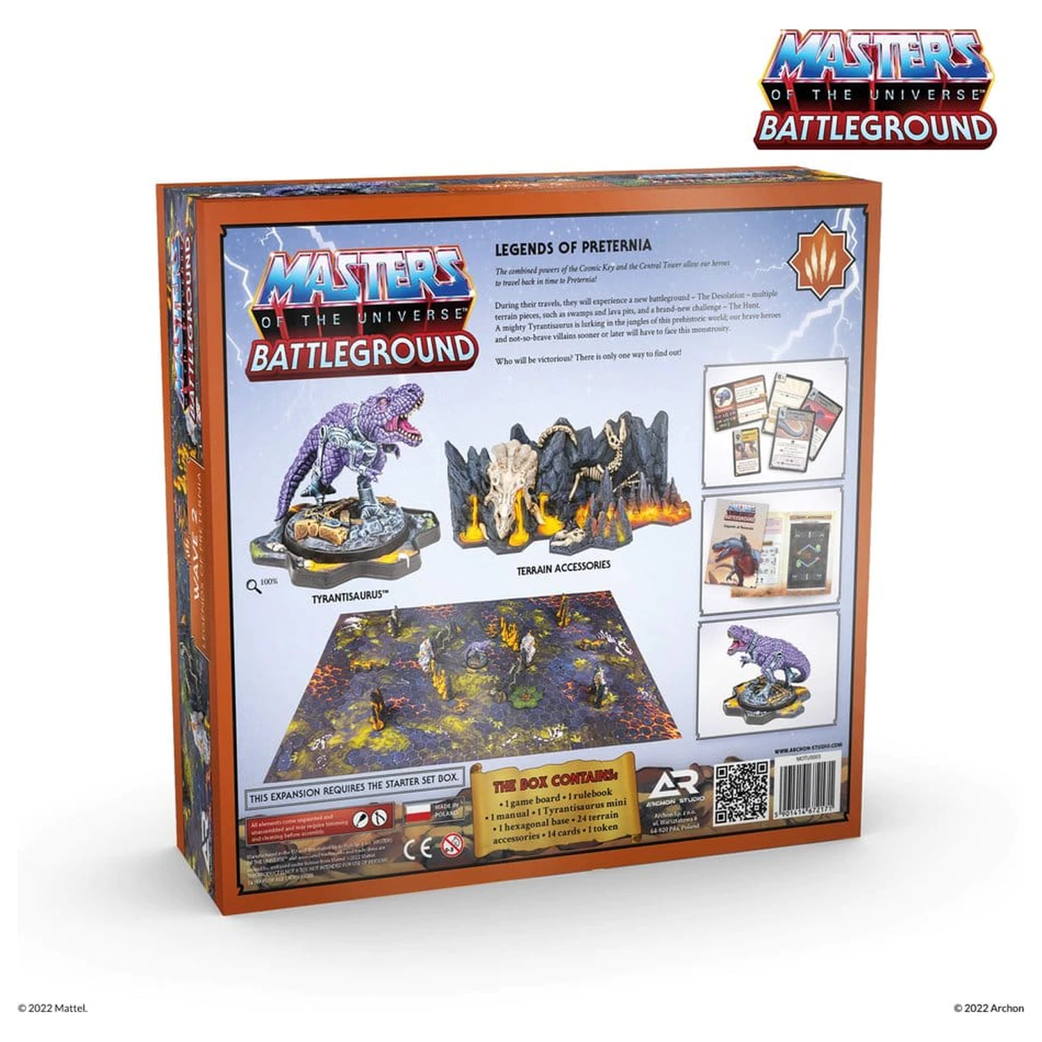 Masters of the Universe: Battleground Miniatures Game Wave 2: Legends of Preternia Angol nyelvű társasjáték kiegészítő termékfotó