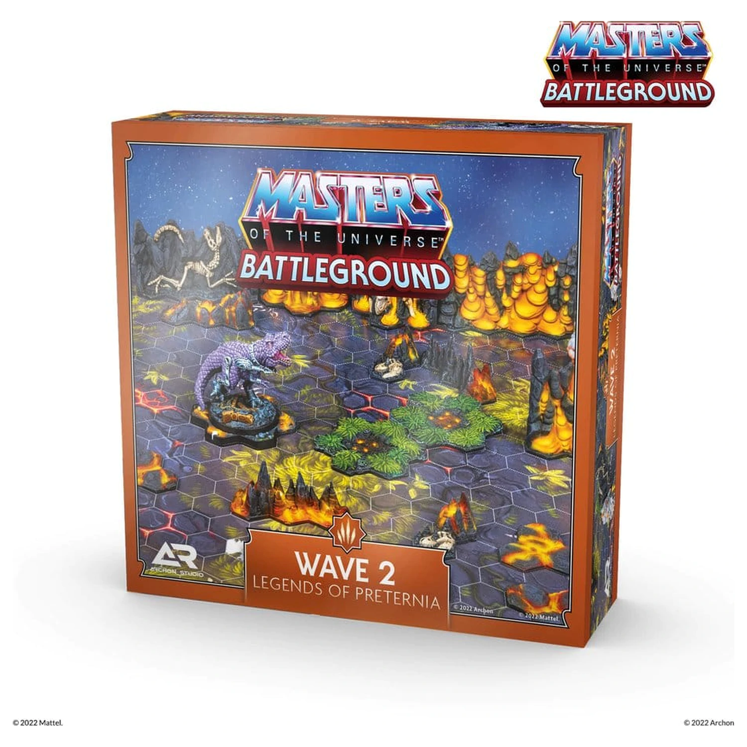 Masters of the Universe: Battleground Miniatures Game Wave 2: Legends of Preternia német nyelvű társasjáték kiegészítő termékfotó