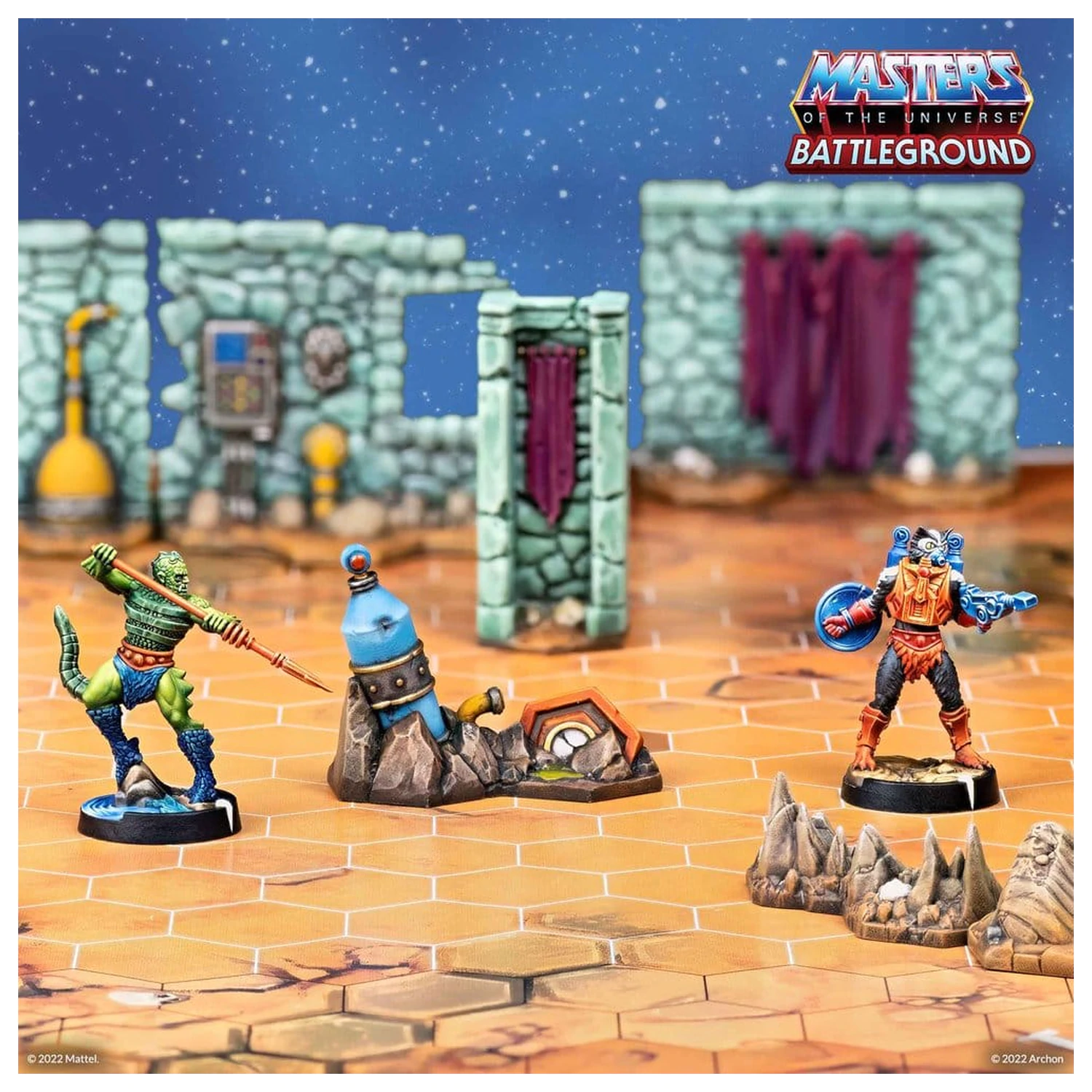 Masters of the Universe: Battleground Miniatures Game Wave 3: Evil Warriors Faction német nyelvű társasjáték kiegészítő  termékfotó