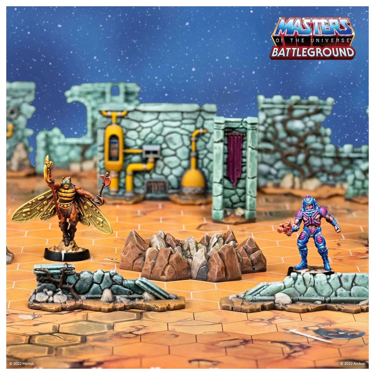 Masters of the Universe: Battleground Miniatures Game Wave 3: Masters of the Universe Faction Angol nyelvű társasjáték kiegészítő termékfotó