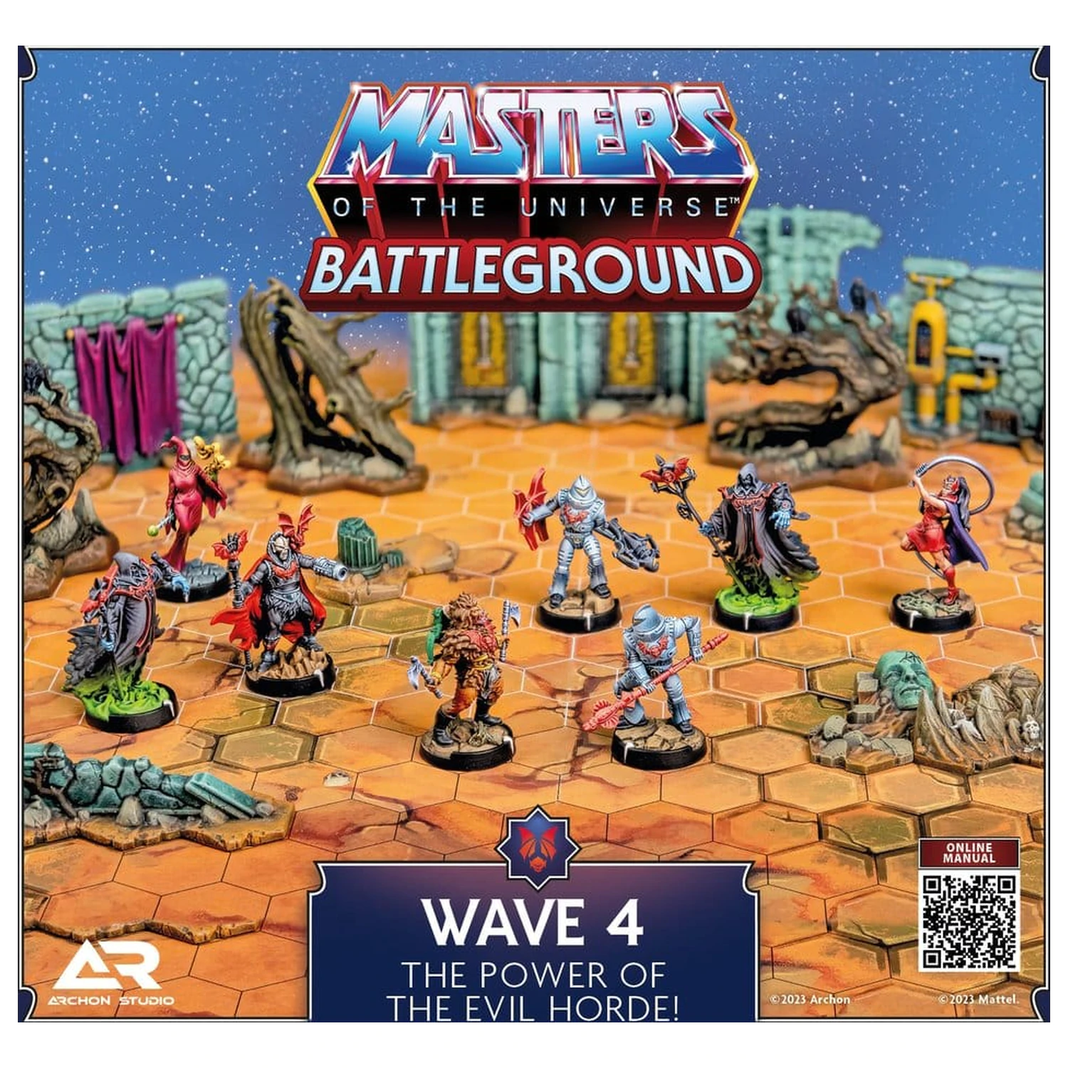 Masters of the Universe: Battleground Miniatures Game Wave 4: The Power of the Evil Horde Angol nyelvű társasjáték kiegészítő  termékfotó