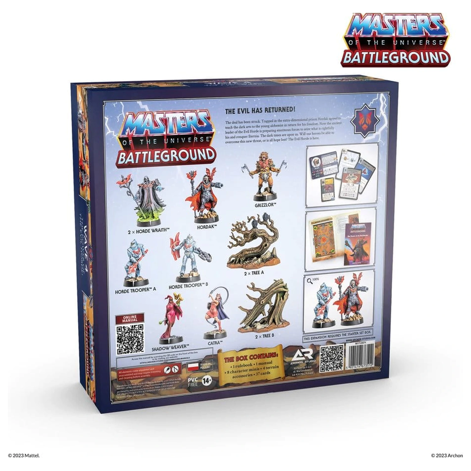 Masters of the Universe: Battleground Miniatures Game Wave 4: The Power of the Evil Horde német nyelvű társasjáték kiegészítő  termékfotó