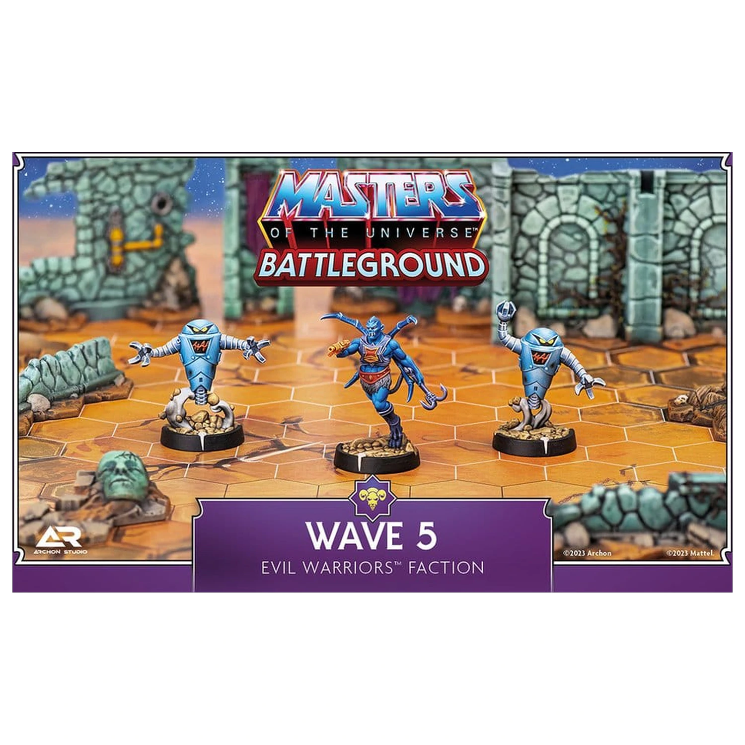 Masters of the Universe: Battleground Miniatures Game Wave 5: Evil Warriors Faction német nyelvű társasjáték kiegészítő  termékfotó