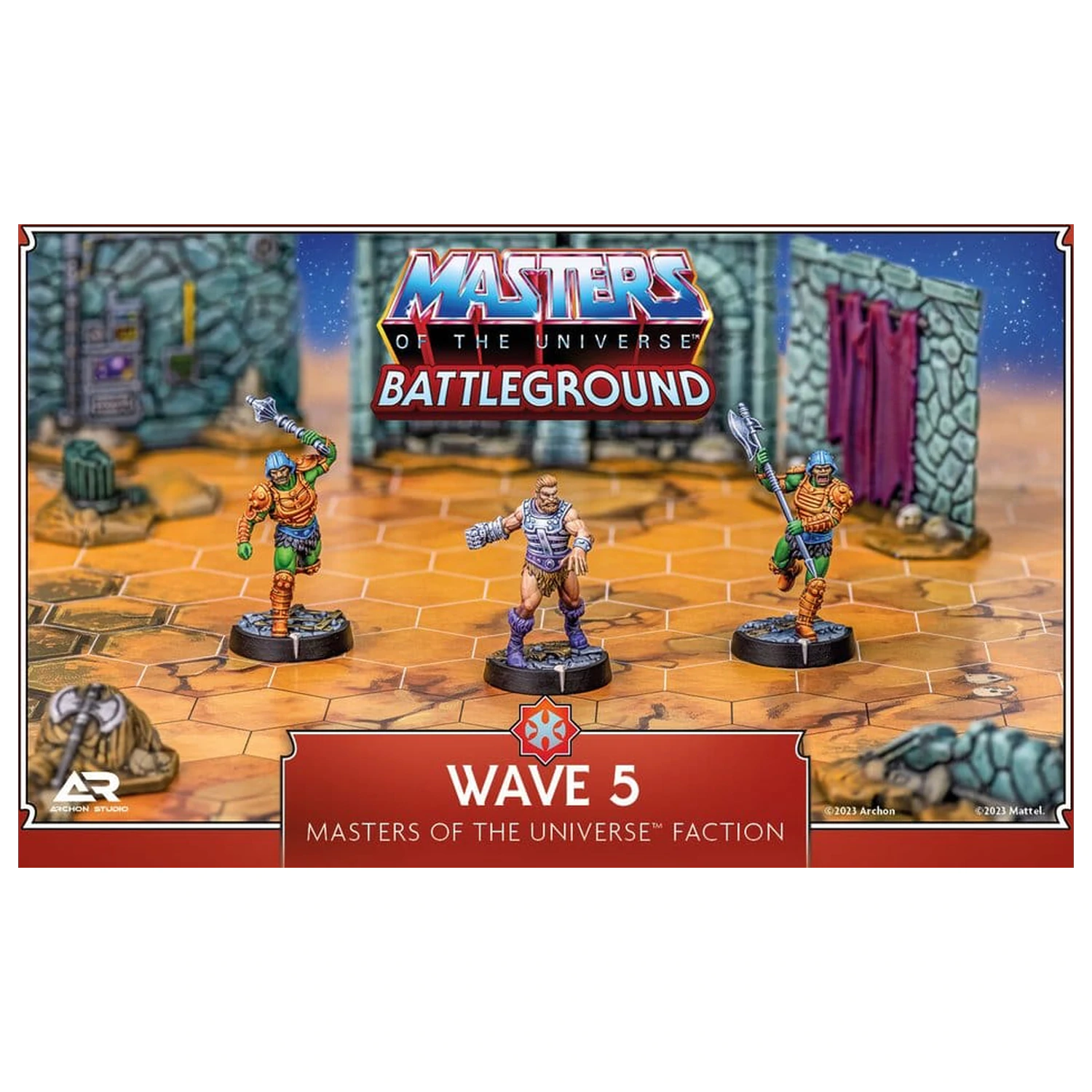 Masters of the Universe: Battleground Miniatures Game Wave 5: Masters of the Universe Faction Angol nyelvű társasjáték kiegészítő  termékfotó