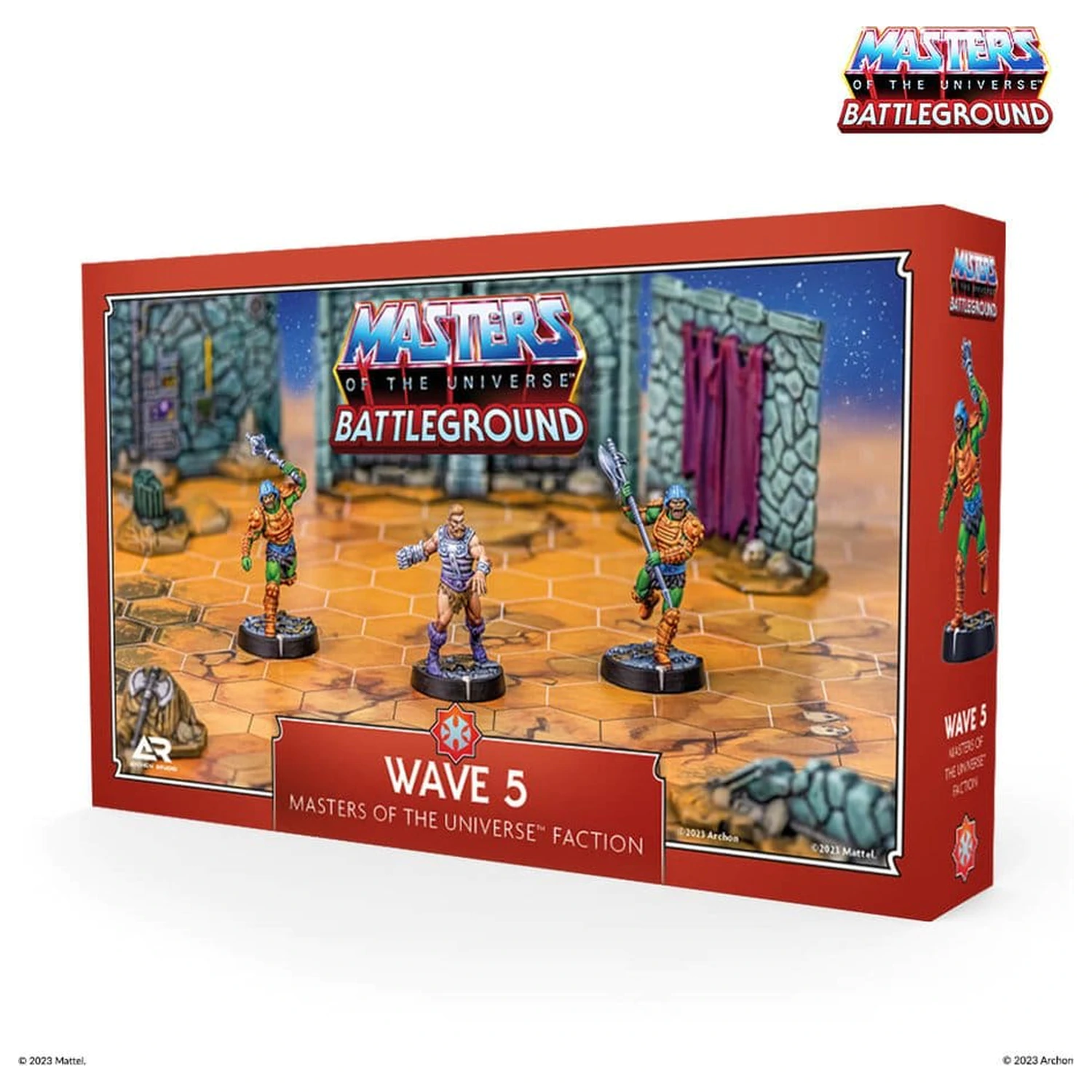 Masters of the Universe: Battleground Miniatures Game Wave 5: Masters of the Universe Faction német nyelvű társasjáték kiegészítő  termékfotó
