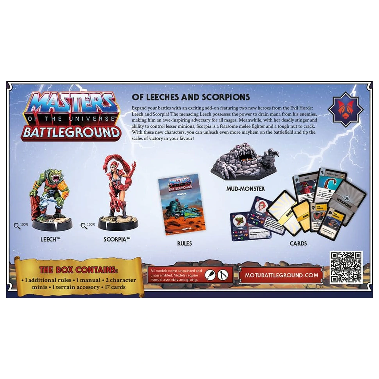 Masters of the Universe: Battleground Miniatures Game Wave 6: Evil Horde Faction német nyelvű társasjáték kiegészítő  termékfotó