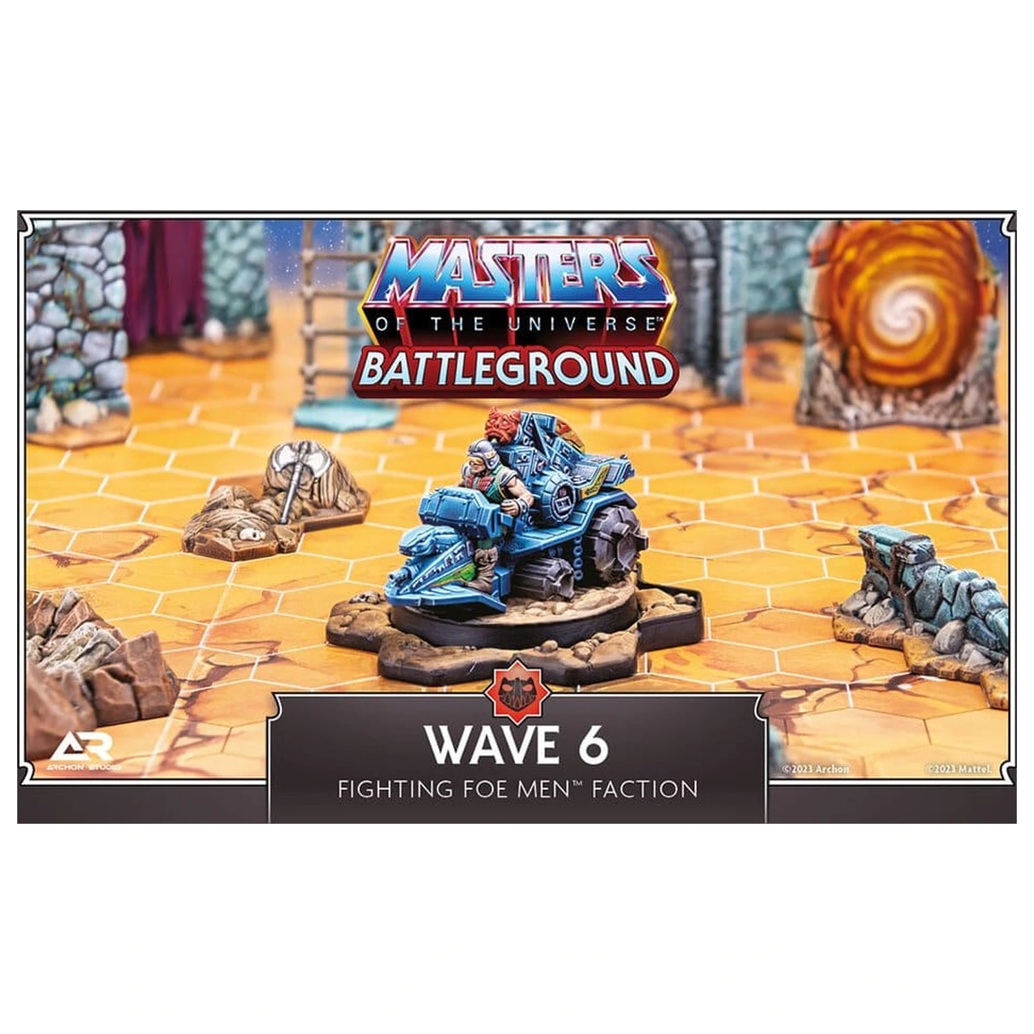 Masters of the Universe: Battleground Miniatures Game Wave 6: Fighting Foe Men Faction Angol nyelvű társasjáték kiegészítő  termékfotó