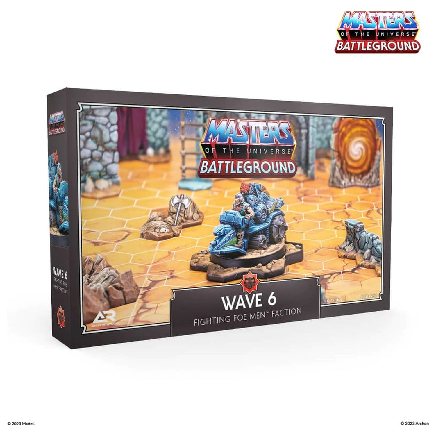 Masters of the Universe: Battleground Miniatures Game Wave 6: Fighting Foe Men Faction német nyelvű társasjáték kiegészítő  termékfotó