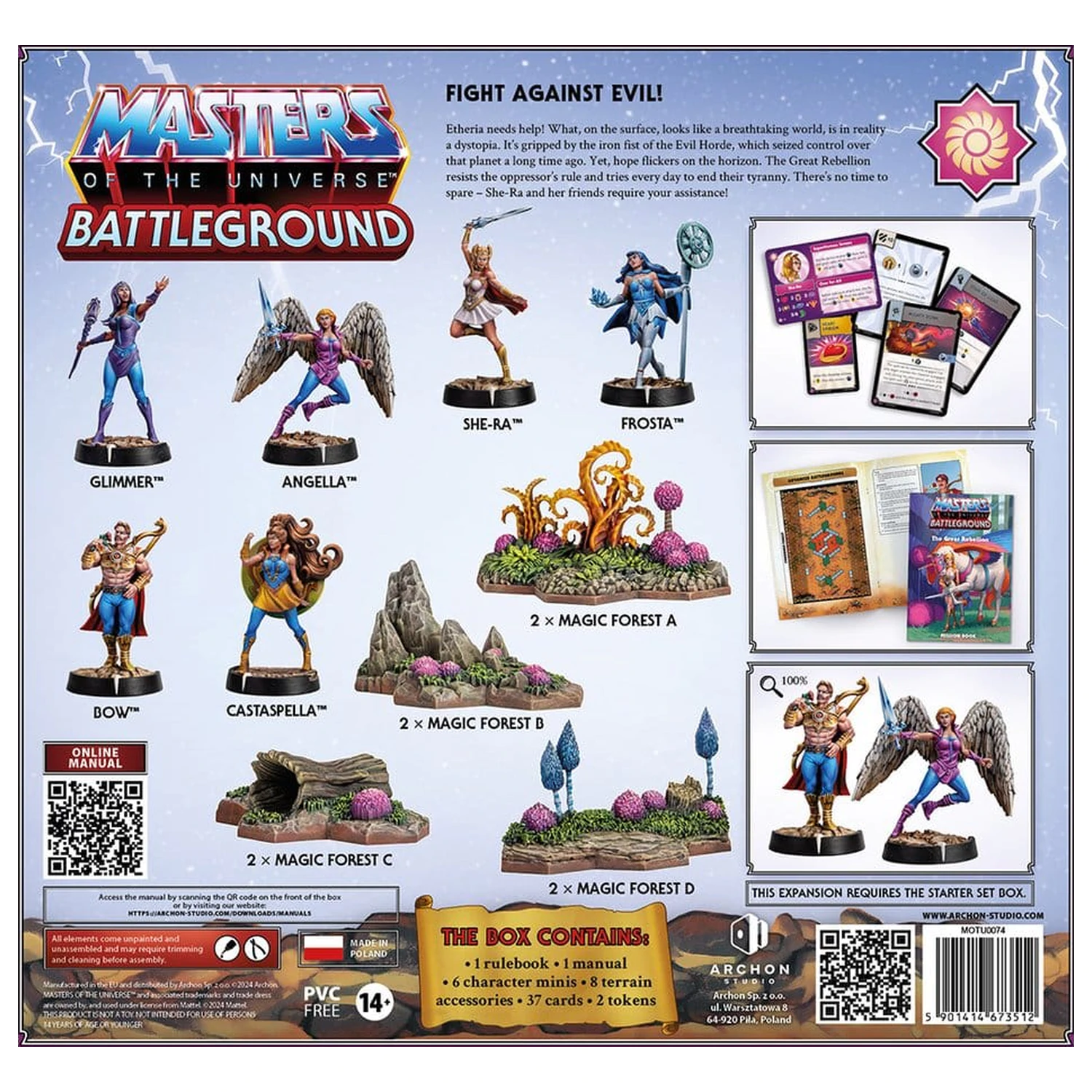 Masters of the Universe: Battleground Miniatures Game Wave 7: The Great Rebellion német nyelvű társasjáték kiegészítő  termékfotó