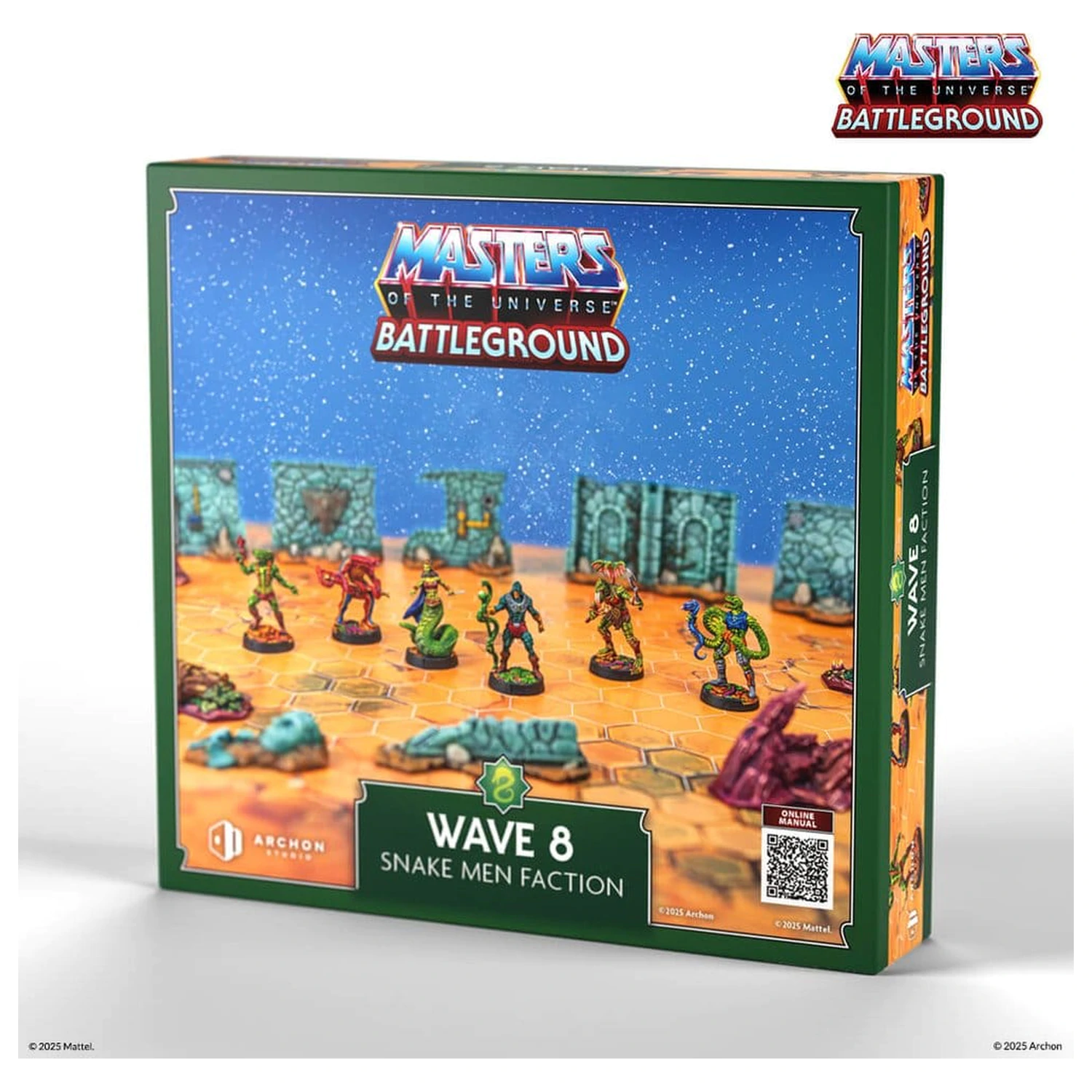 Masters of the Universe: Battleground Miniatures Game Wave 8: Snake Men Faction Angol nyelvű társasjáték kiegészítő  termékfotó
