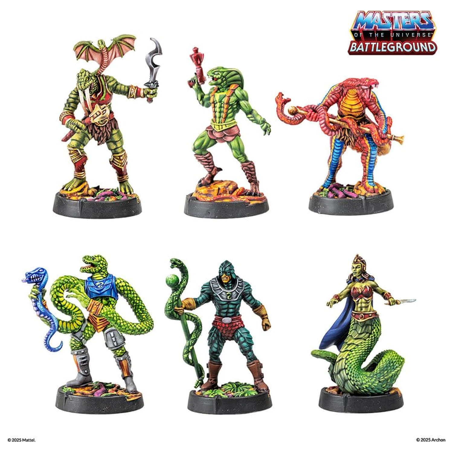 Masters of the Universe: Battleground Miniatures Game Wave 8: Snake Men Faction német nyelvű társasjáték kiegészítő  termékfotó