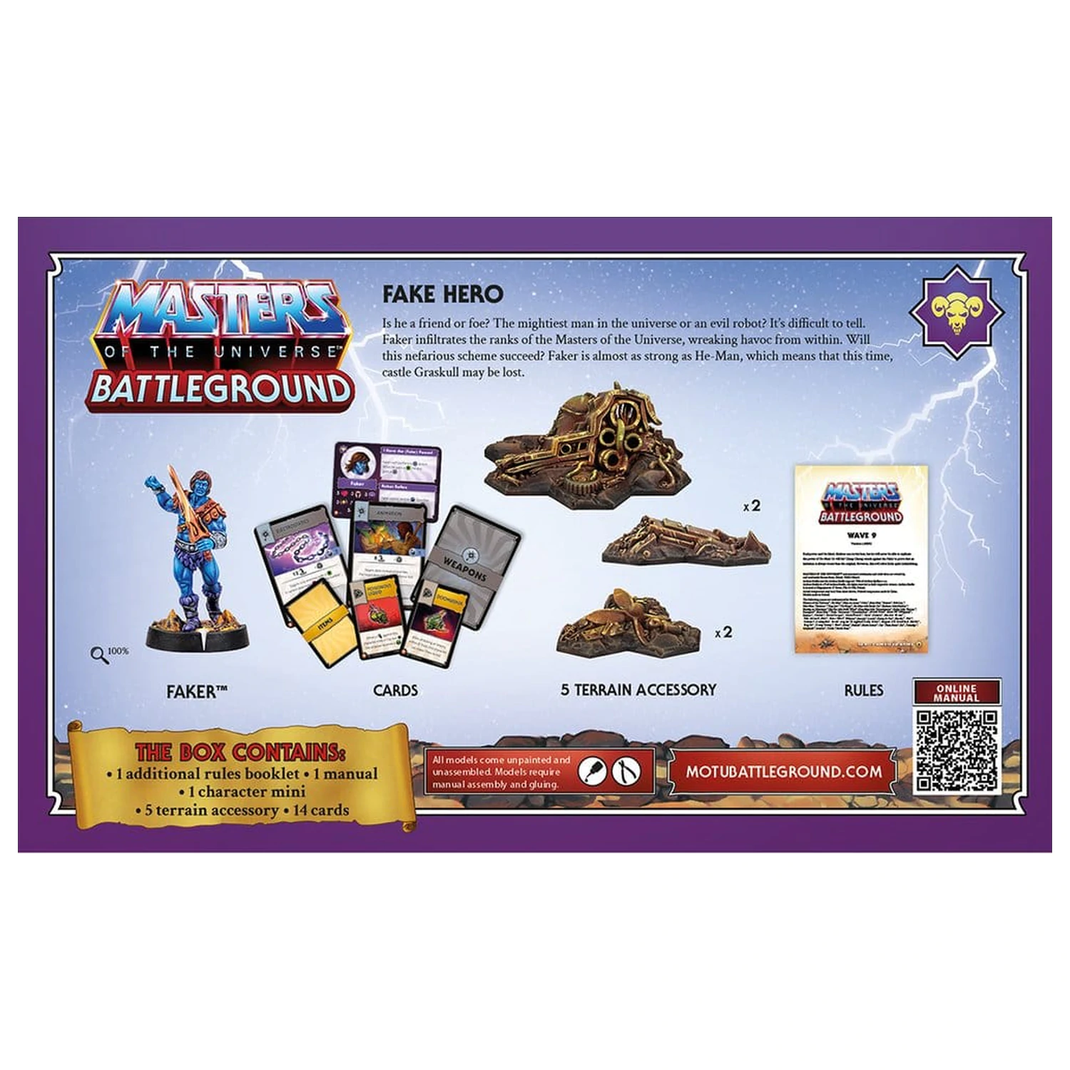 Masters of the Universe: Battleground Miniatures Game Wave 9: Evil Warriors Faction Angol nyelvű társasjáték kiegészítő  termékfotó