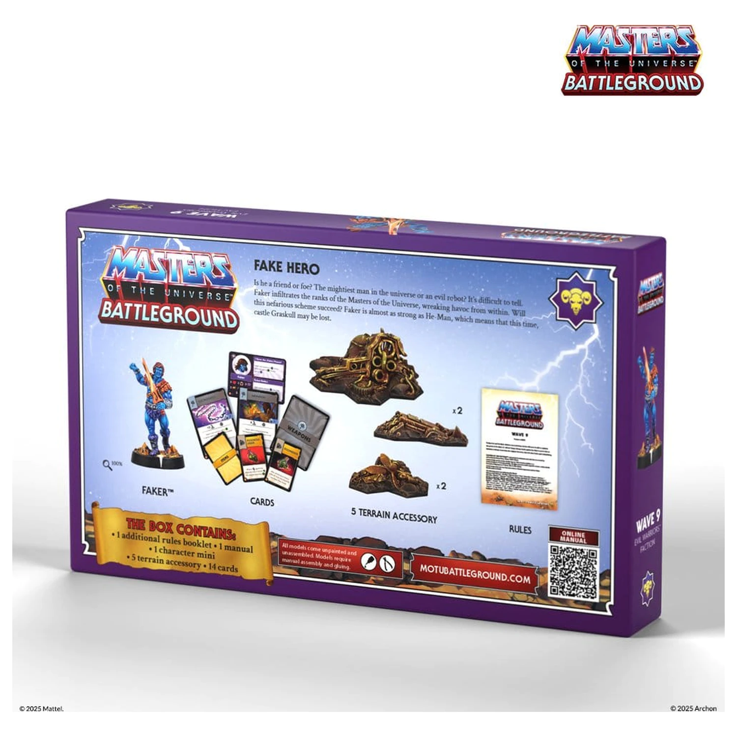 Masters of the Universe: Battleground Miniatures Game Wave 9: Evil Warriors Faction német nyelvű társasjáték kiegészítő  termékfotó
