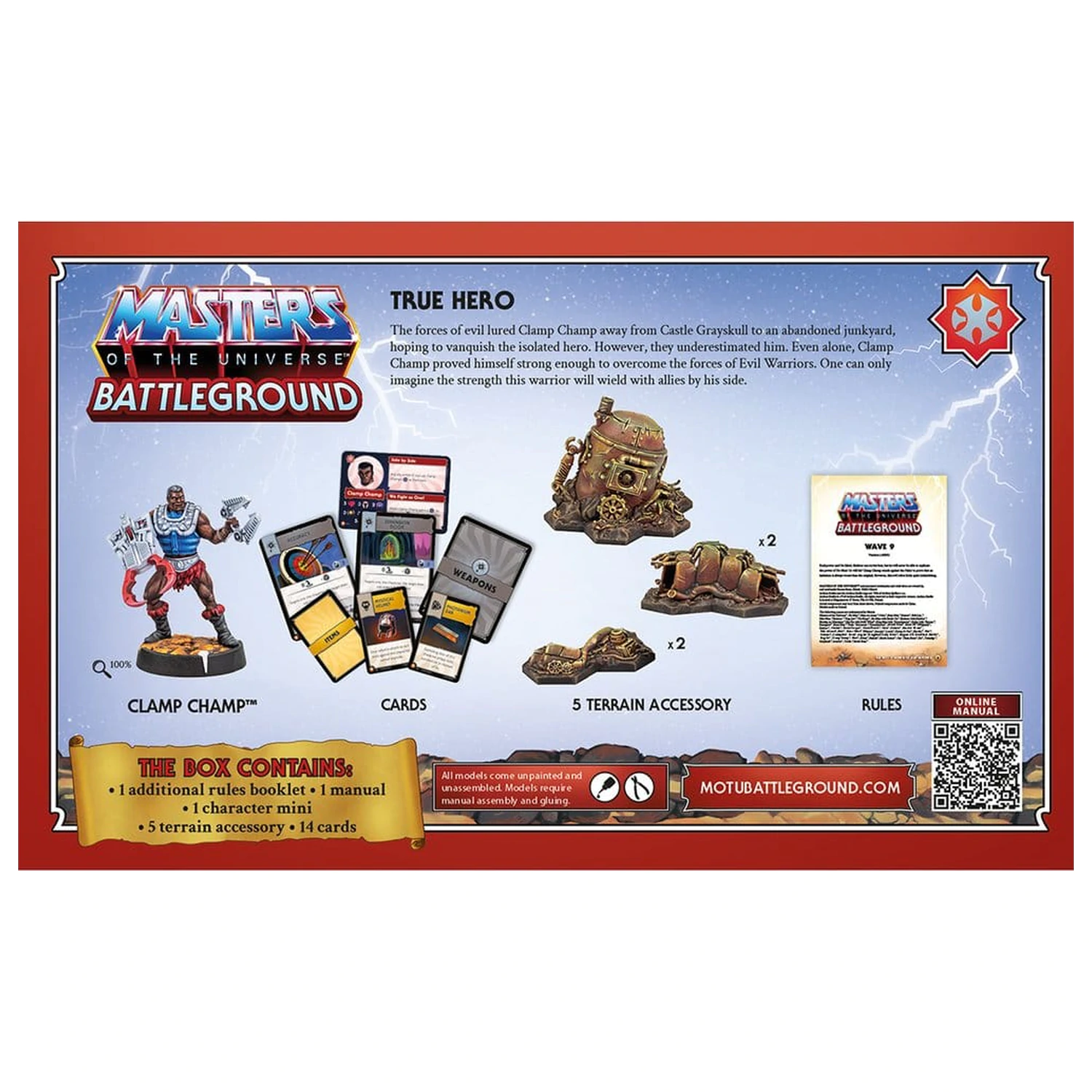 Masters of the Universe: Battleground Miniatures Game Wave 9: Masters of the Universe Faction Angol nyelvű társasjáték kiegészítő  termékfotó