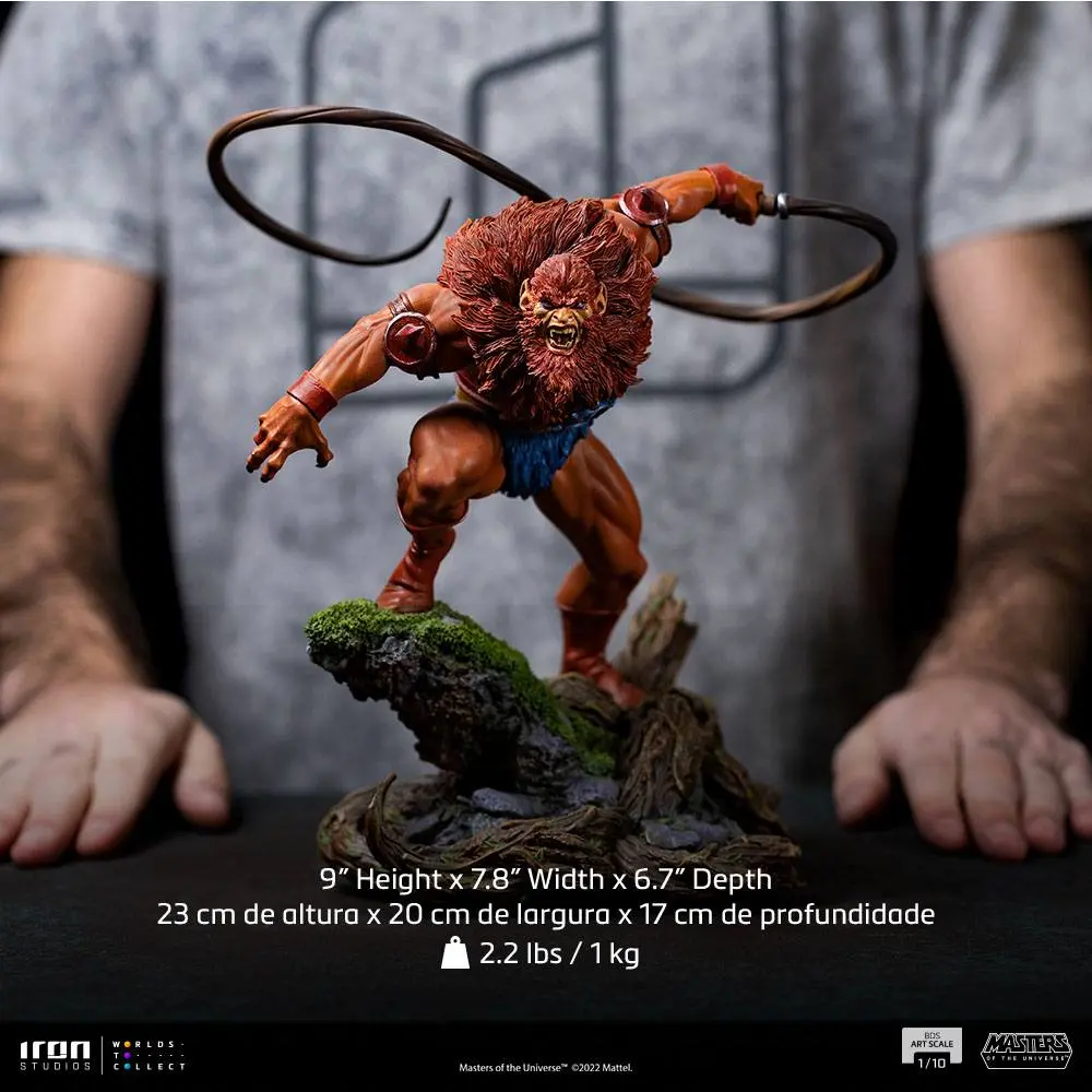Masters of the Universe BDS Art Scale 1/10 Beast Man szobor figura 23 cm termékfotó