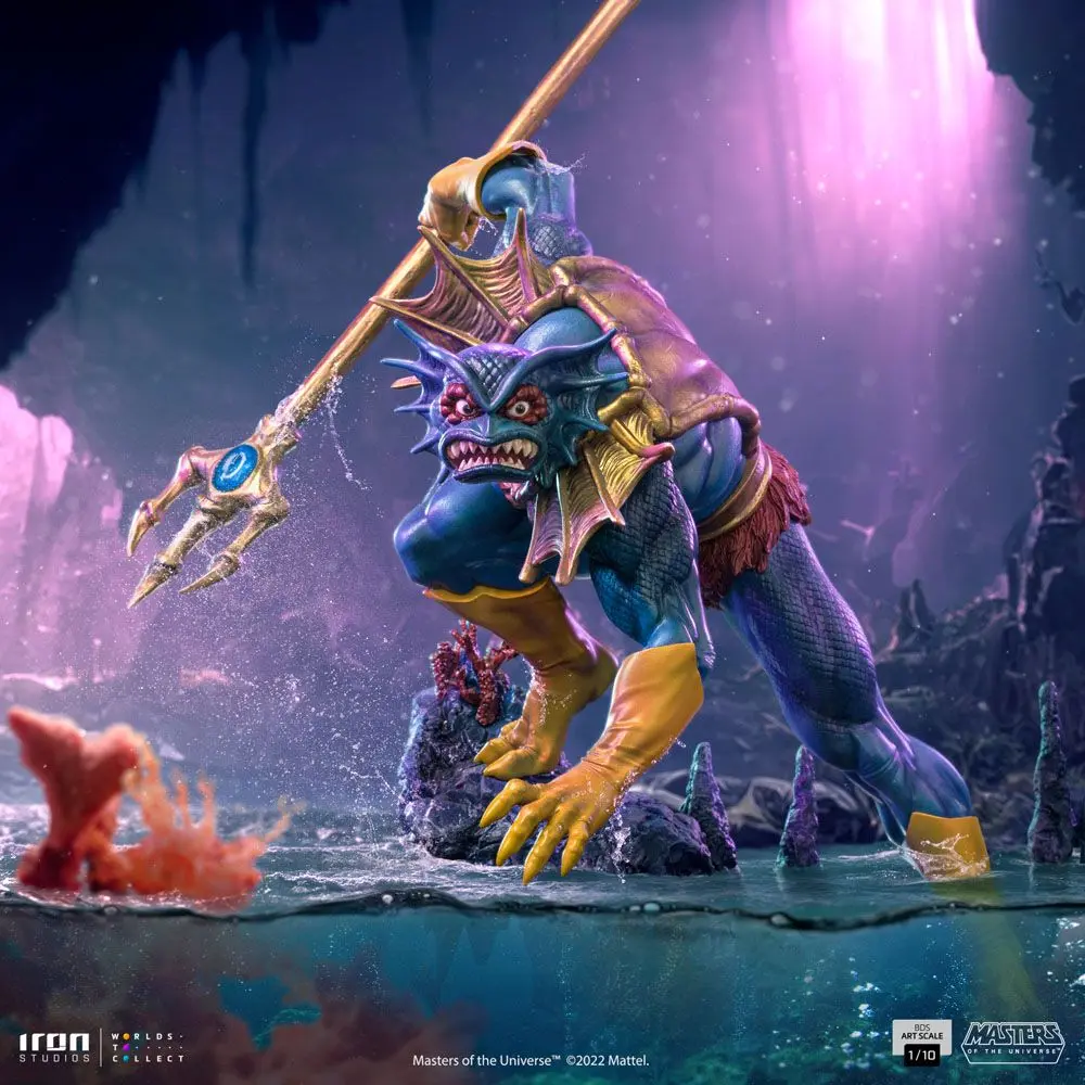 Masters of the Universe BDS Art Scale 1/10 Mer-Man szobor figura 27 cm termékfotó