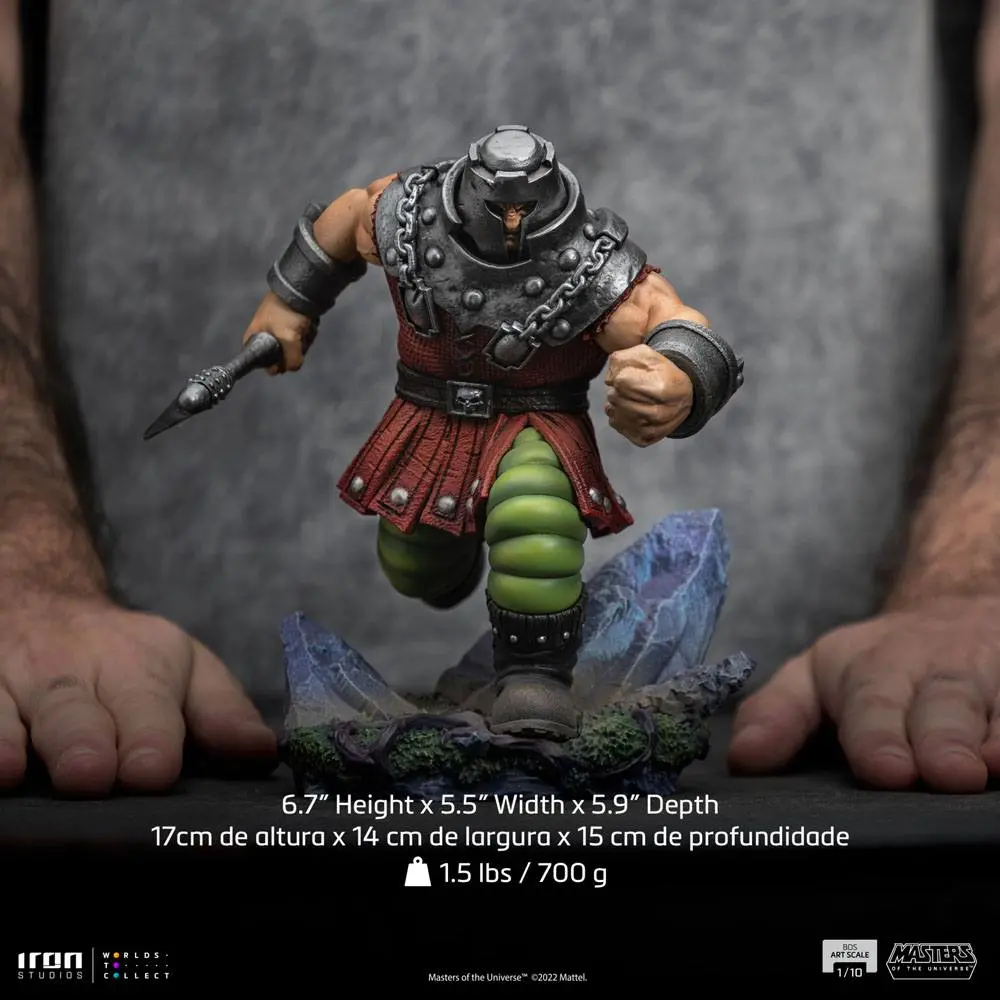 Masters of the Universe BDS Art Scale 1/10 Ram-Man szobor figura 17 cm termékfotó