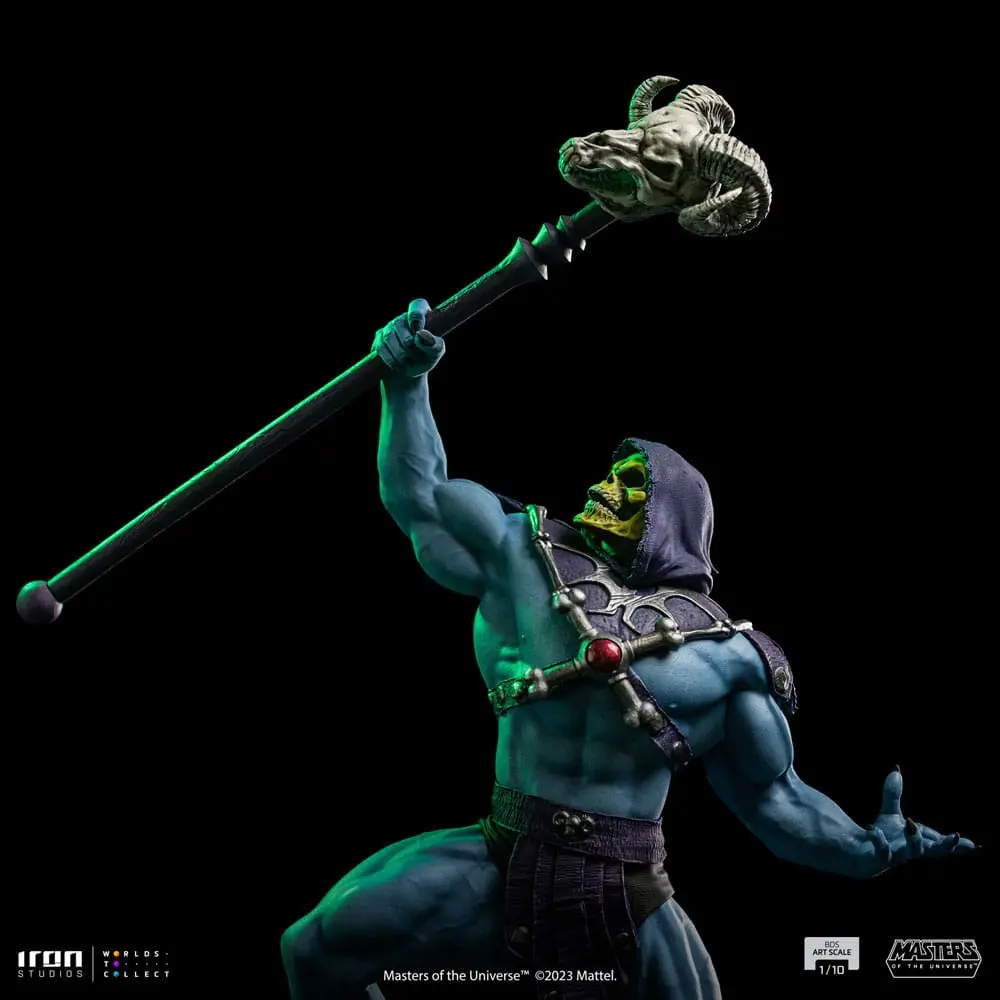 Masters of the Universe BDS Art Scale 1/10 Skeletor szobor figura 28 cm termékfotó