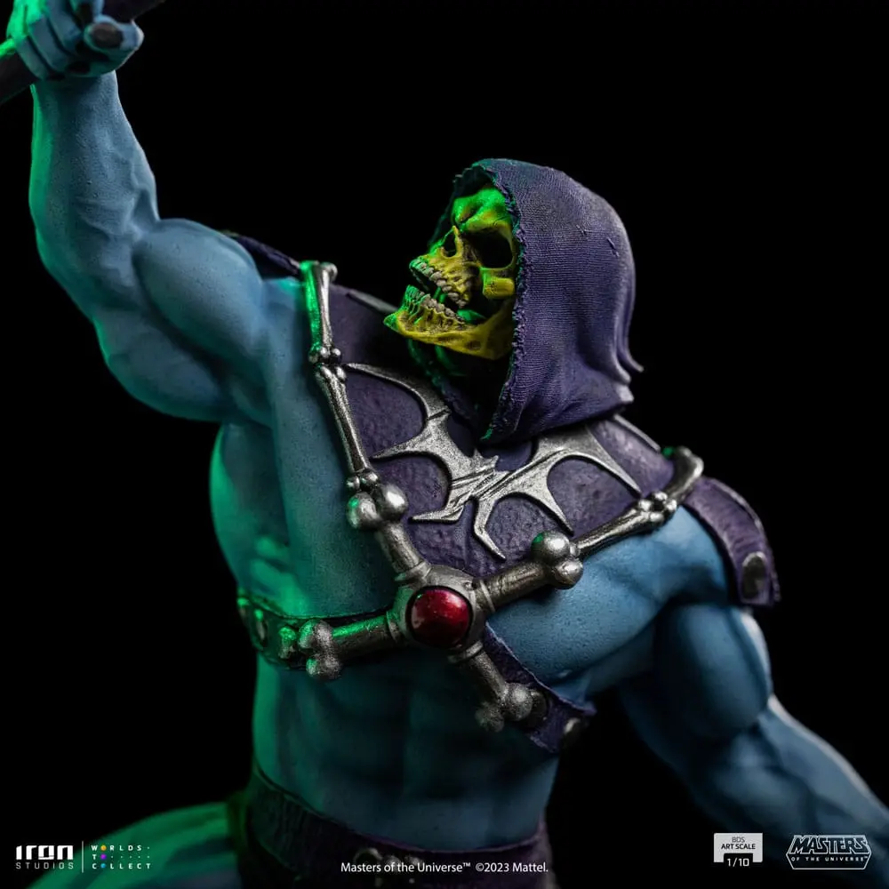 Masters of the Universe BDS Art Scale 1/10 Skeletor szobor figura 28 cm termékfotó