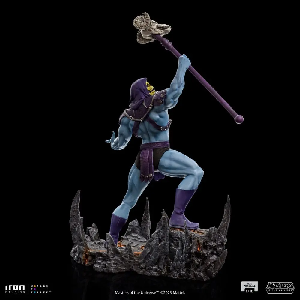 Masters of the Universe BDS Art Scale 1/10 Skeletor szobor figura 28 cm termékfotó