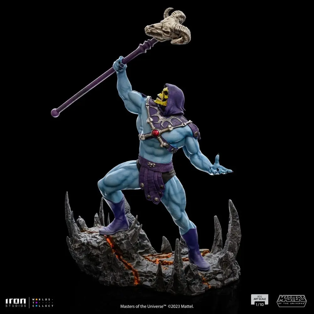 Masters of the Universe BDS Art Scale 1/10 Skeletor szobor figura 28 cm termékfotó