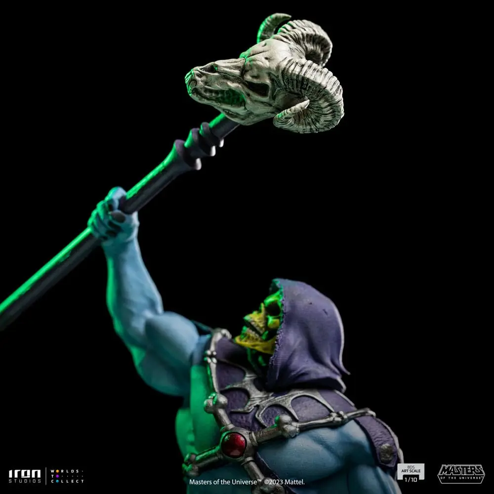 Masters of the Universe BDS Art Scale 1/10 Skeletor szobor figura 28 cm termékfotó