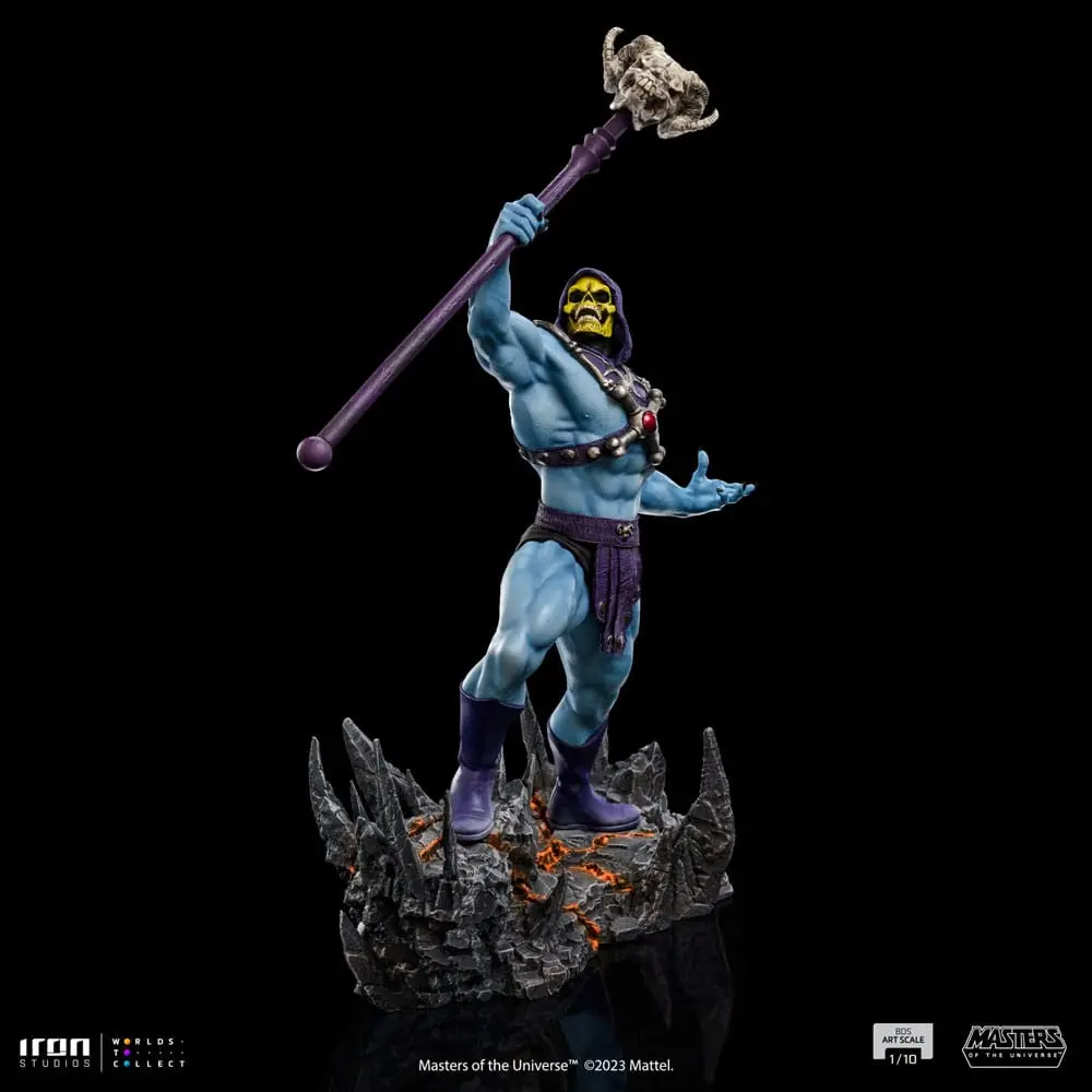 Masters of the Universe BDS Art Scale 1/10 Skeletor szobor figura 28 cm termékfotó