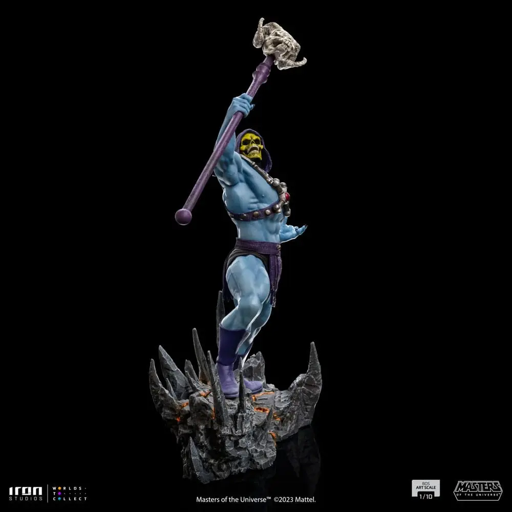 Masters of the Universe BDS Art Scale 1/10 Skeletor szobor figura 28 cm termékfotó