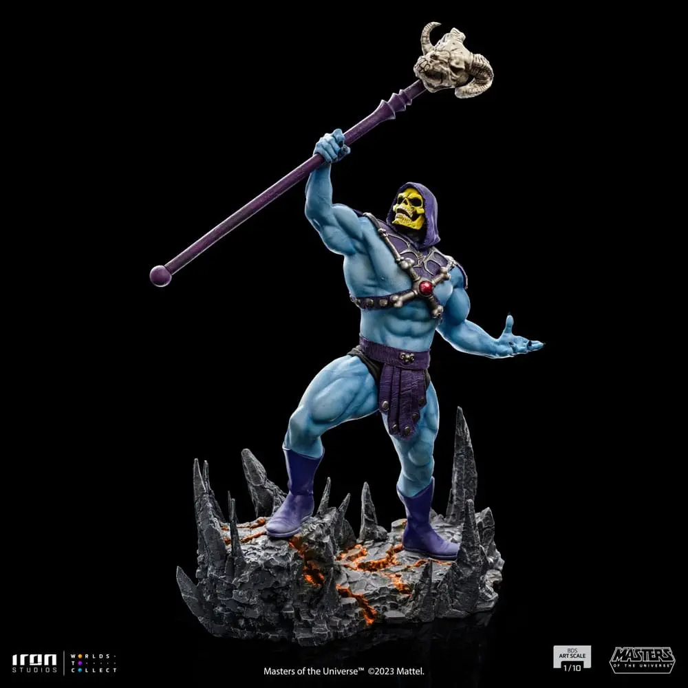 Masters of the Universe BDS Art Scale 1/10 Skeletor szobor figura 28 cm termékfotó