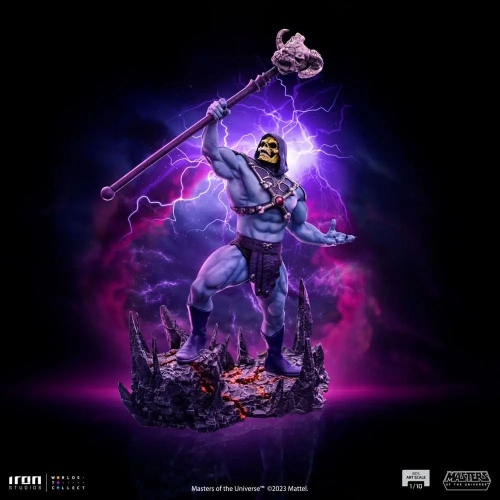 Masters of the Universe BDS Art Scale 1/10 Skeletor szobor figura 28 cm termékfotó