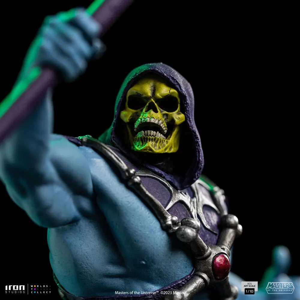 Masters of the Universe BDS Art Scale 1/10 Skeletor szobor figura 28 cm termékfotó