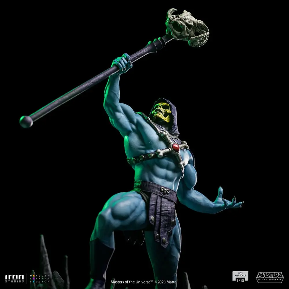 Masters of the Universe BDS Art Scale 1/10 Skeletor szobor figura 28 cm termékfotó