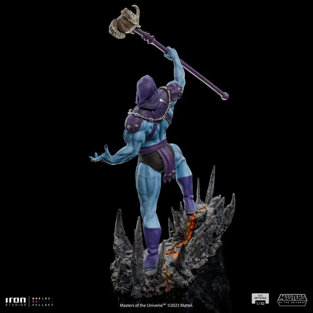 Masters of the Universe BDS Art Scale 1/10 Skeletor szobor figura 28 cm termékfotó