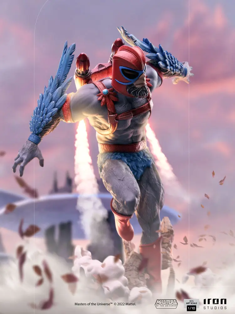 Masters of the Universe BDS Art Sclae 1/10 Stratos szobor figura 29 cm termékfotó