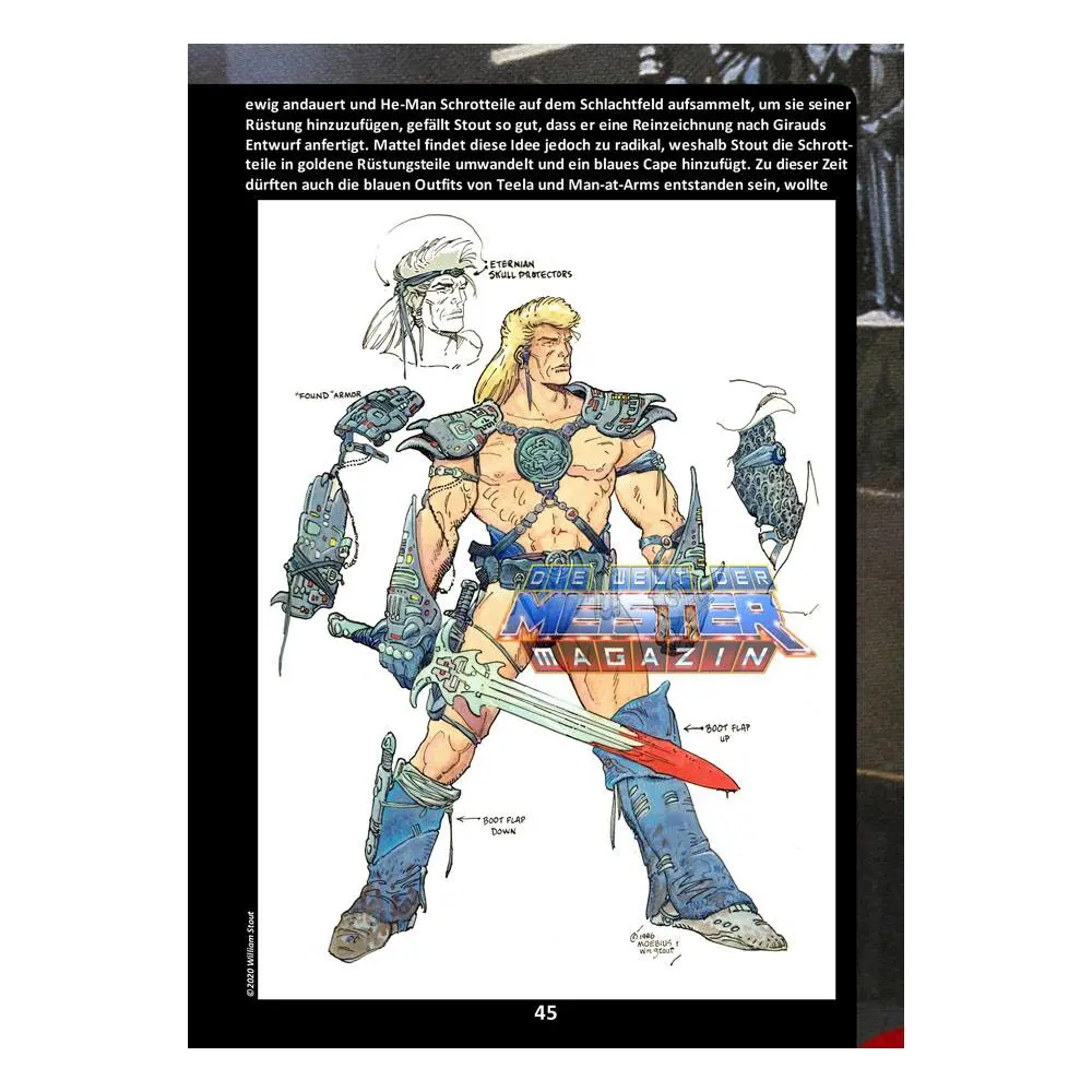 Masters of the Universe Book Die Welt der Meister Magazin: Der Realfilmband Német nyelvű termékfotó