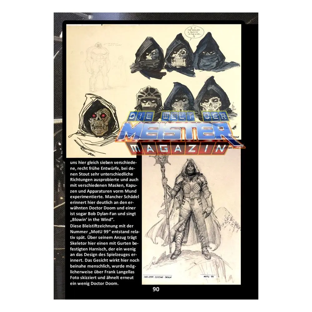 Masters of the Universe Book Die Welt der Meister Magazin: Der Realfilmband Német nyelvű termékfotó