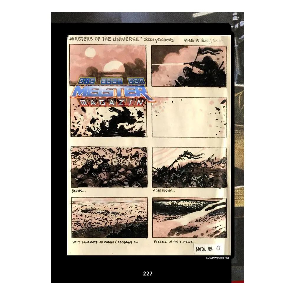 Masters of the Universe Book Die Welt der Meister Magazin: Der Realfilmband Német nyelvű termékfotó